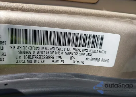 2014 Jeep Grand Cherokee Laredo z USA, uszkodzony, nr VIN 1C4RJFAG3EC280876